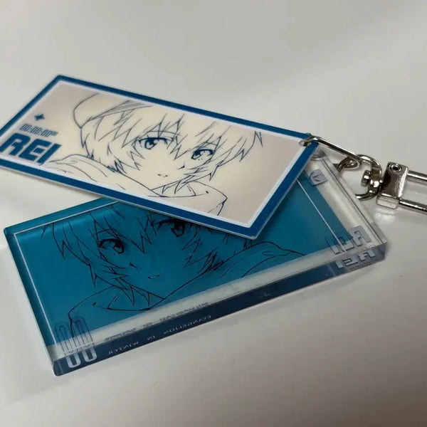 [BUNJANG] Evangelion Rei Ayanami Acrylic Keyring / 에반게리온 레이 아크릴 키링