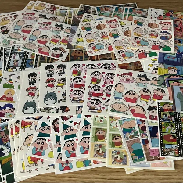 [BUNJANG] Crayon Shin-chan Stickers (100+ pcs) / 짱구인스처분 100장이상