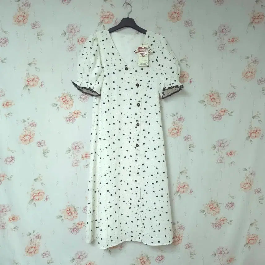 [BUNJANG] Kuose Floral Long Dress / 택새것) 쿠오세 원피스 S