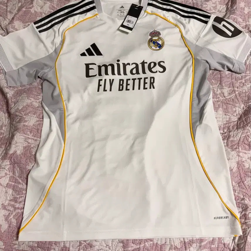 [BUNJANG] Real Madrid 2025-26 Bellingham Authentic Match Jersey / 레알마드리드 유니폼 25 26 벨링엄마킹 새상품