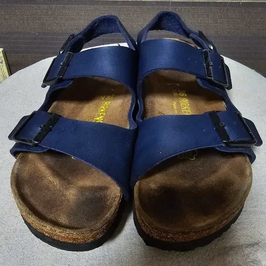 [BUNJANG] Birkenstock Navy Sandals Size 36 (230) / 버켄스탁 네이비 샌들 230 공용
