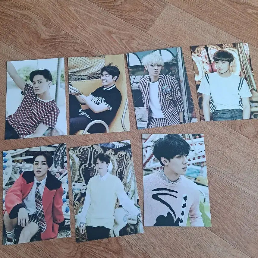 [BUNJANG] EXO Member Postcard Bundle Set / 엑소 옆서 카드
