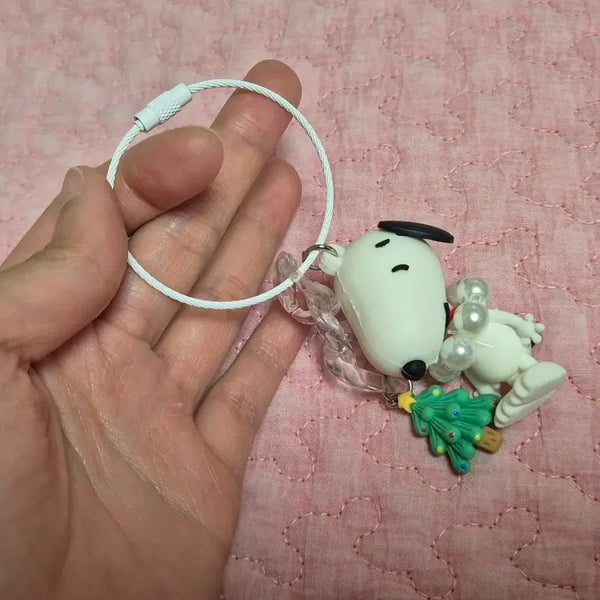 [BUNJANG] Snoopy Christmas Tree Keychain / 스누피 키링 크리스마스 트리