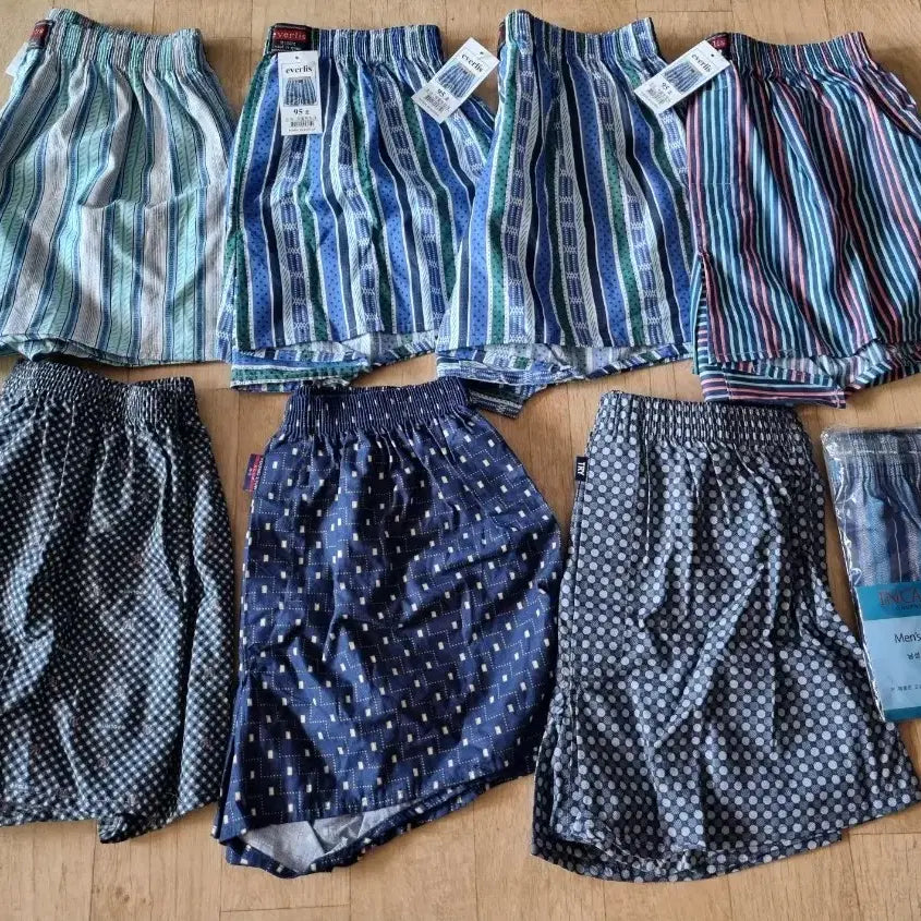 [BUNJANG] Men's Trunk Briefs 8-Piece Bundle Set / 남성 트렁크 팬티 8종 일괄