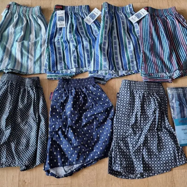 [BUNJANG] Men's Trunk Briefs 8-Piece Bundle Set / 남성 트렁크 팬티 8종 일괄