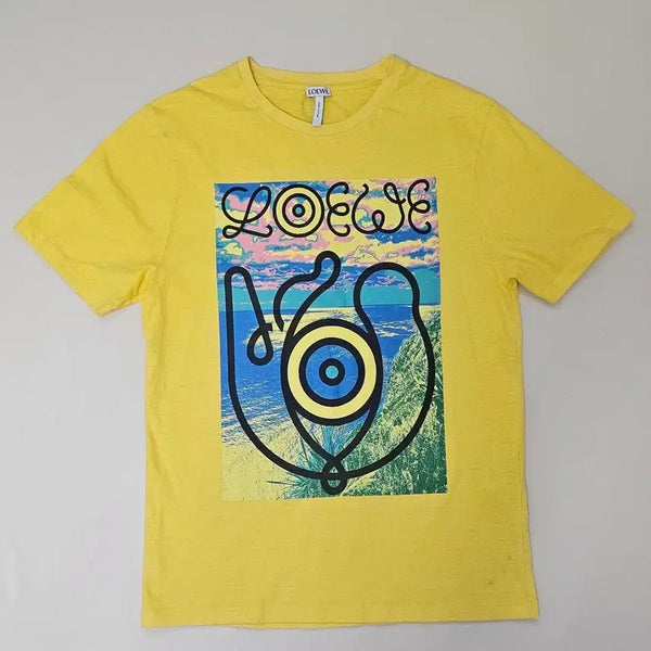 [BUNJANG] Loewe Eye/Loewe Print Short Sleeve T-Shirt / 로에베(LOEWE) Eye/Loewe 프린트 반팔