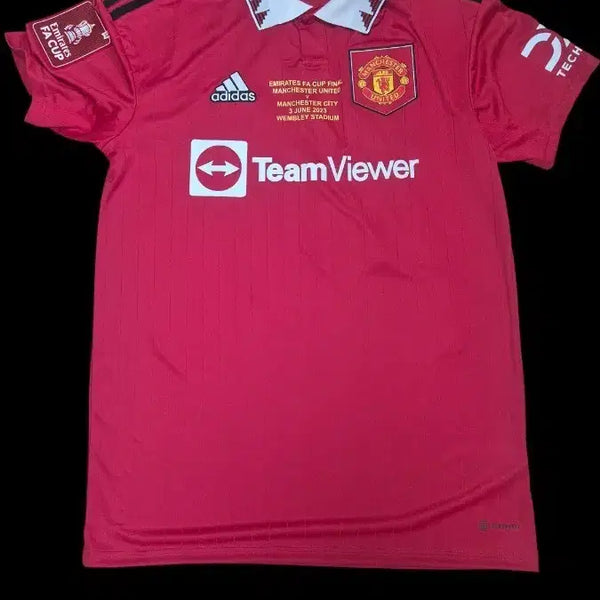 [BUNJANG] Manchester United 22/23 Home FA Cup Final Kit - Alejandro Garnacho / 2223 맨유 홈 FA컵 파이널 킷 택체새상품
