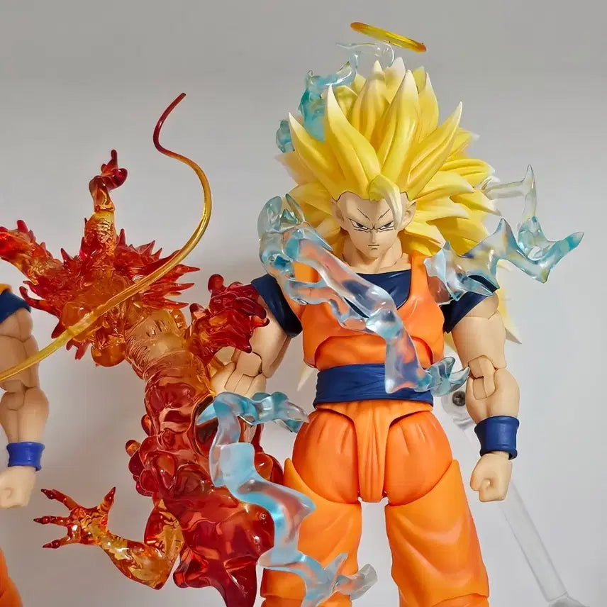 [BUNJANG] SSW Bandai SHF Dragon Ball Super Saiyan 3 Goku Custom Head Version A / ssw 반다이 shf 드래곤볼 손오공 초사이어인3 커스텀 헤드 A 버전