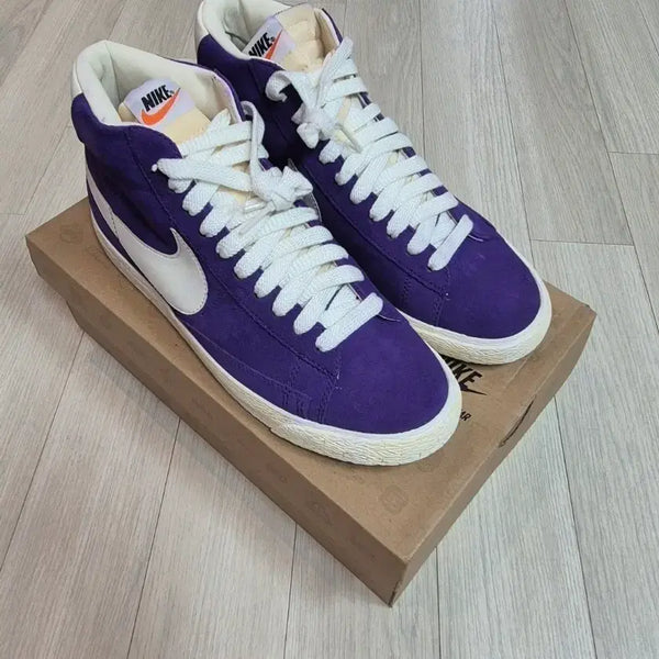 [BUNJANG] Nike Blazer Hi Suede (VNTG) Purple / 나이키 블레이저 하이 스웨이드 (VNTG)