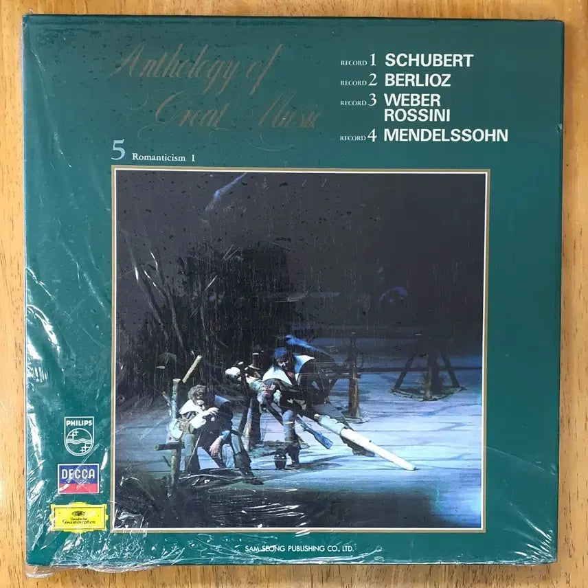 [BUNJANG] Sealed Classical 4LP Schubert, Berlioz, Weber, Rossini, Mendelssohn Vinyl Box Set / 미개봉 클래식4lp슈베르트외...