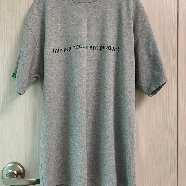 [BUNJANG] No Contents T-Shirt / 노컨텐츠 티셔츠