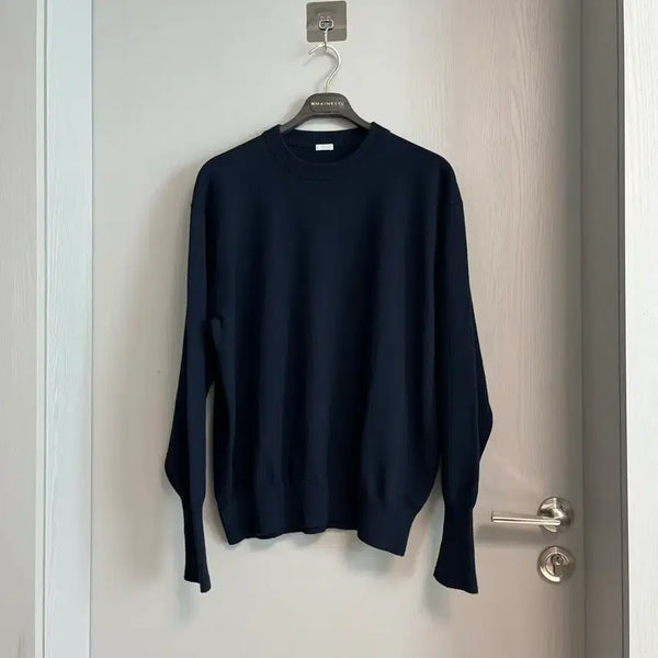 [BUNJANG] Apresse 23AW Super 170s Wool Knit Navy / [2] 23AW 아프레쎄 super 170s 울 니트 네이비