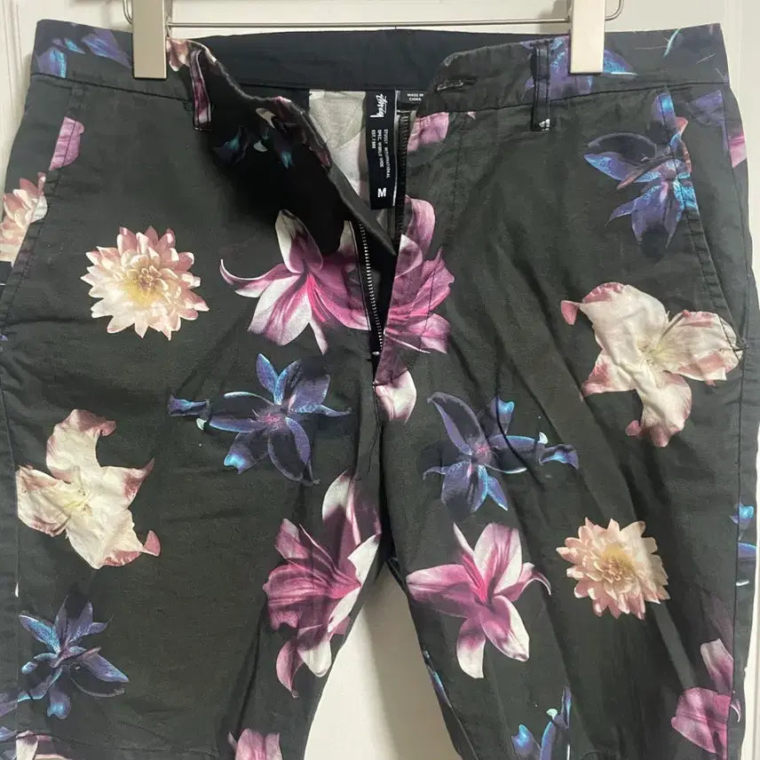 [BUNJANG] Stussy Flower Pattern Shorts (M) / 스투시 반바지 플라워 패턴 M