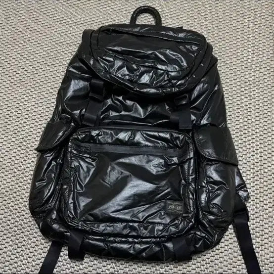[BUNJANG] Porter Glossy Backpack Black / 포터 글로시 백팩