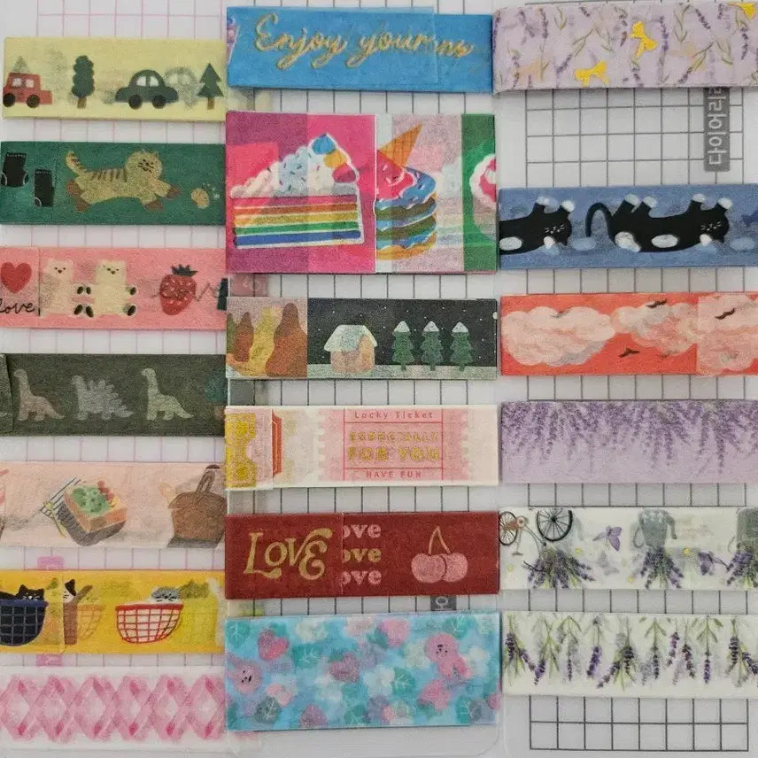 [BUNJANG] Masking Tape Bundle for Journaling / 마스킹테이프 소분 일괄판매 다꾸용(다꾸 좋아하시면 서비스넣어드려요)