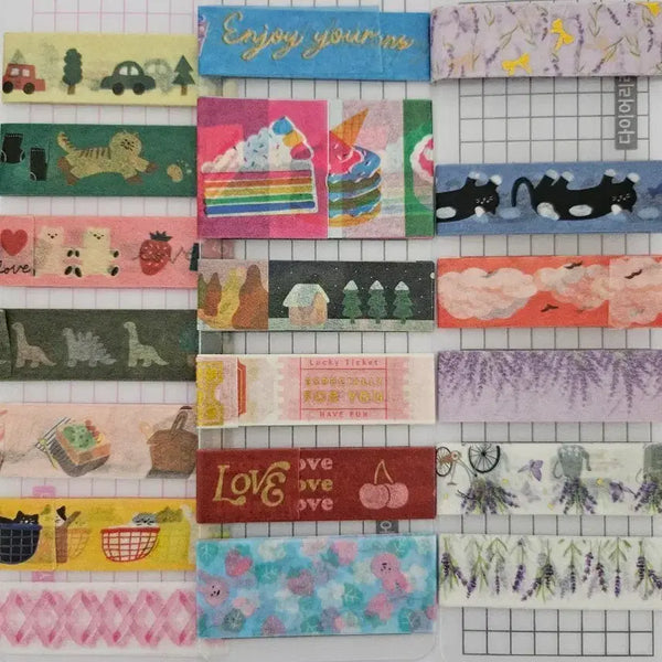 [BUNJANG] Masking Tape Bundle for Journaling / 마스킹테이프 소분 일괄판매 다꾸용(다꾸 좋아하시면 서비스넣어드려요)