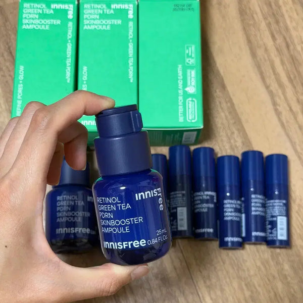 [BUNJANG] Innisfree Retinol PDRN Ampoule Set (3 x 25ml + 6 x 5ml Samples) / 이니스프리 레티놀 PDRN 앰플 3개 + 샘플 6개(본품용량) 새상품