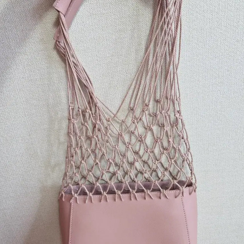 [BUNJANG] Net Tote Bag with Inner Pouch / 그물 토트백