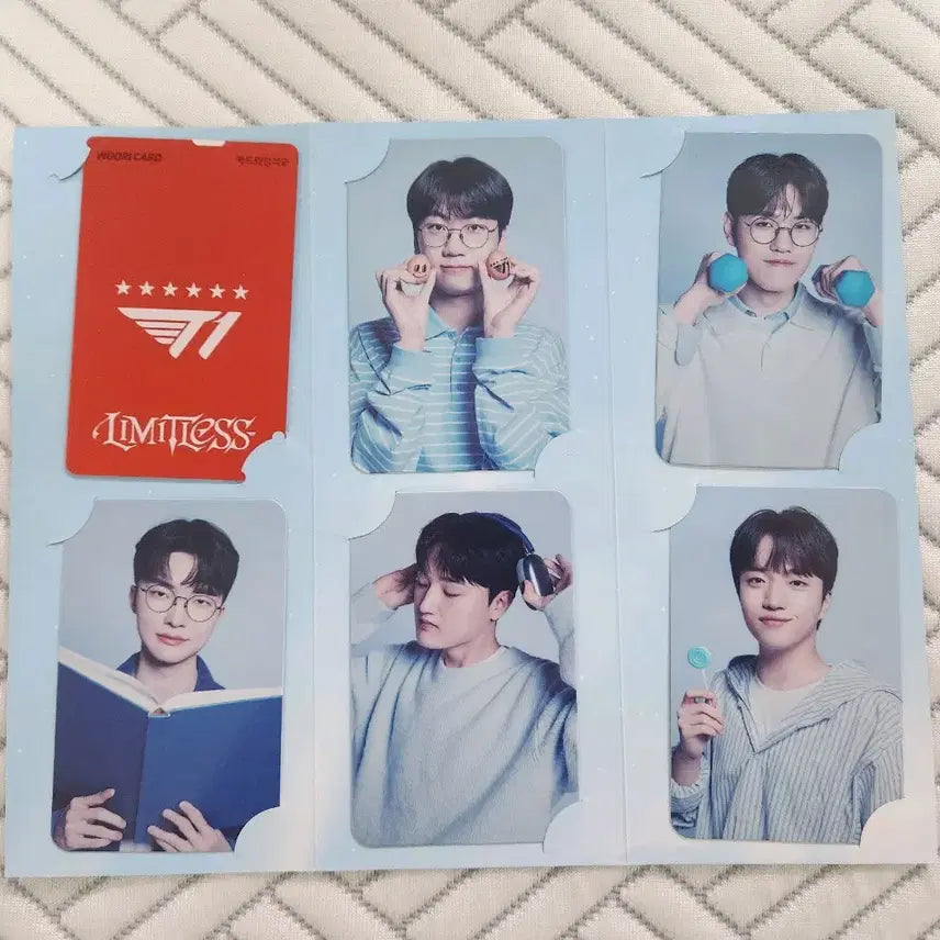 [BUNJANG] T1 Faker Lucky Draw Photocard Bundle Set / T1 티원 우리은행 포토카드 (일괄)