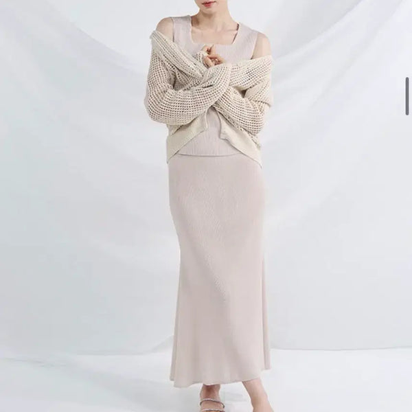 [BUNJANG] J. DE MONG Semi Mermaid Skirt Ivory Standard Length / J. DE MONG 제이드몽 세미 머메이드스커트 아이보리 기본기장