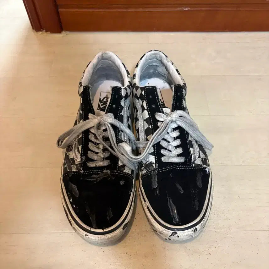 [BUNJANG] Vans Checkerboard Old Skool Vintage (Size 280) / 반스 체커보드 280 올드스쿨 빈티지