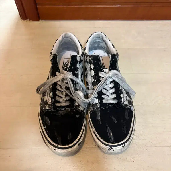 [BUNJANG] Vans Checkerboard Old Skool Vintage (Size 280) / 반스 체커보드 280 올드스쿨 빈티지