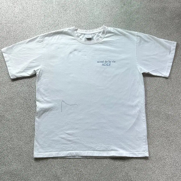 [BUNJANG] ADLV Acmed Labs Short Sleeve T-Shirt White / ADLV 아크메드라비 반팔 티셔츠 화이트 2