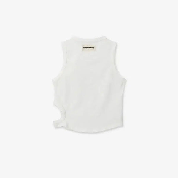 [BUNJANG] 9999archive Crooked Tied Ribbon Vest / 새상품) 9999아카이브 Crooked Sied Ribbon Vest