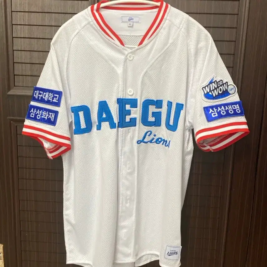 [BUNJANG] Samsung Lions Daegu Uniform (Size 100) / 삼성라이온즈 대구유니폼 노마킹 100