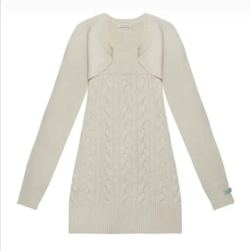 [BUNJANG] Instant Funk Wool Knit Bolero Dress / 인스턴트펑크 울 니트 볼레로 원피스