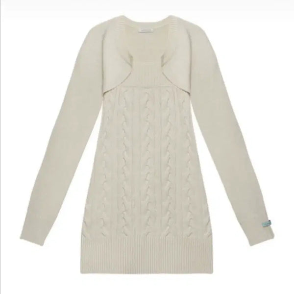 [BUNJANG] Instant Funk Wool Knit Bolero Dress / 인스턴트펑크 울 니트 볼레로 원피스