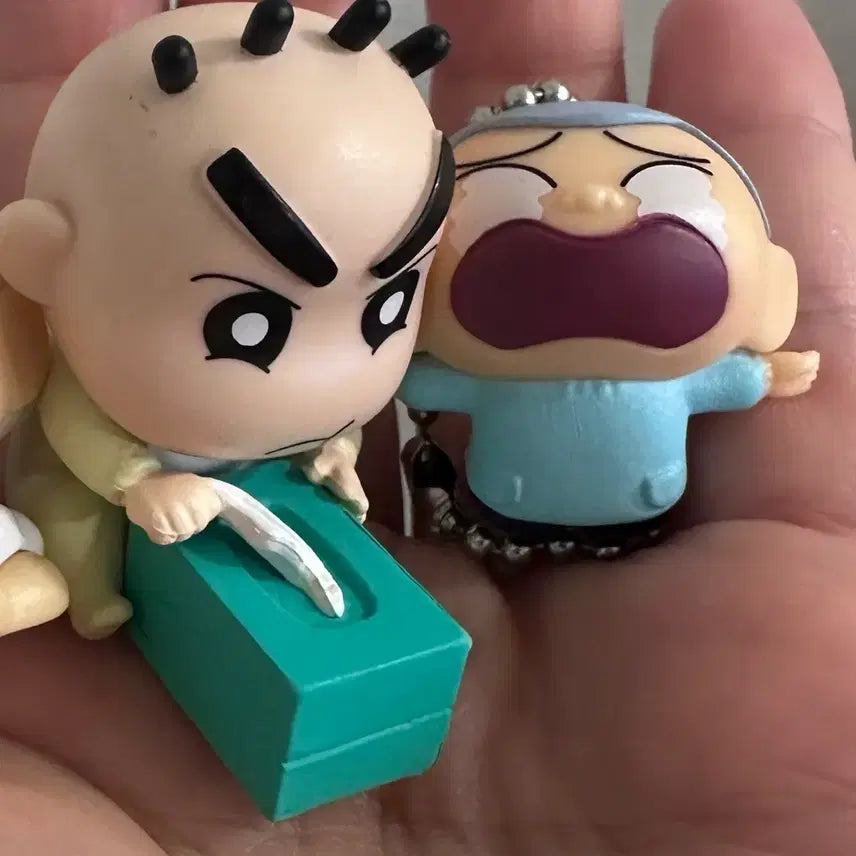 [BUNJANG] Crayon Shin-chan Baby Shin-chan & Bo Action Figures Bundle Set / 짱구는 못말려 아기짱구, 훈이 가챠 일괄