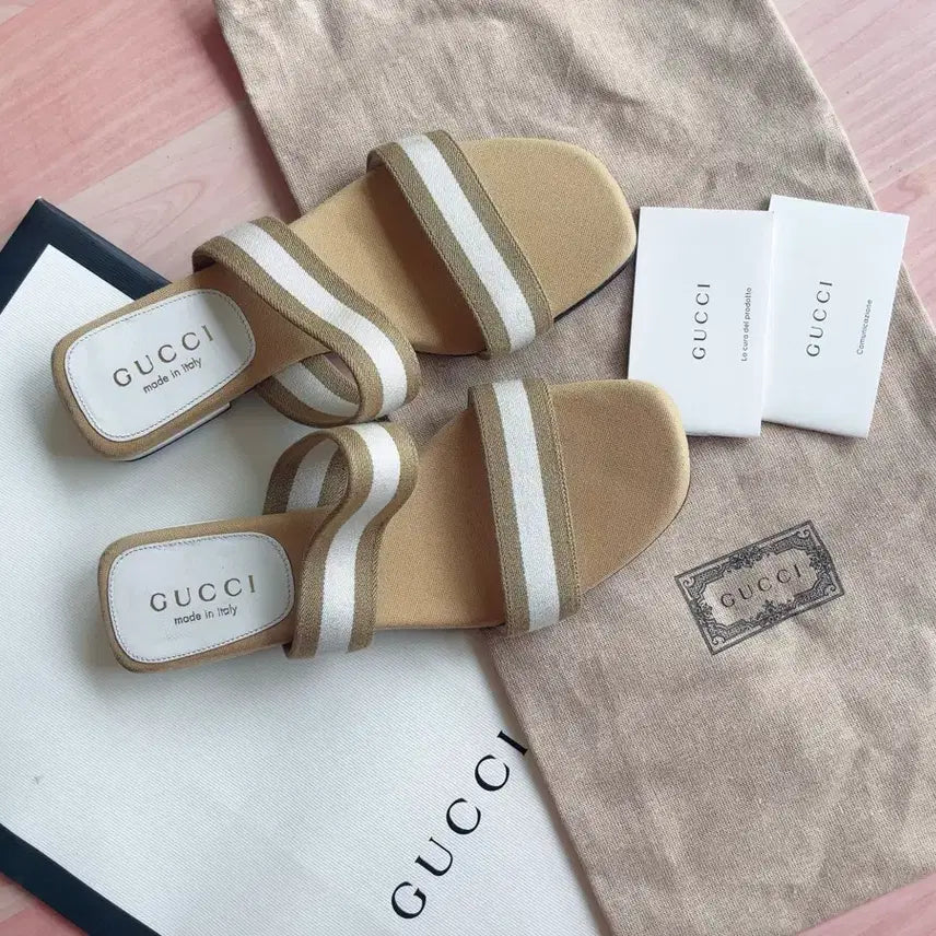 [BUNJANG] Gucci Women's Mule Sandals Slippers / 정품 구찌 뮬 샌들 슬리퍼