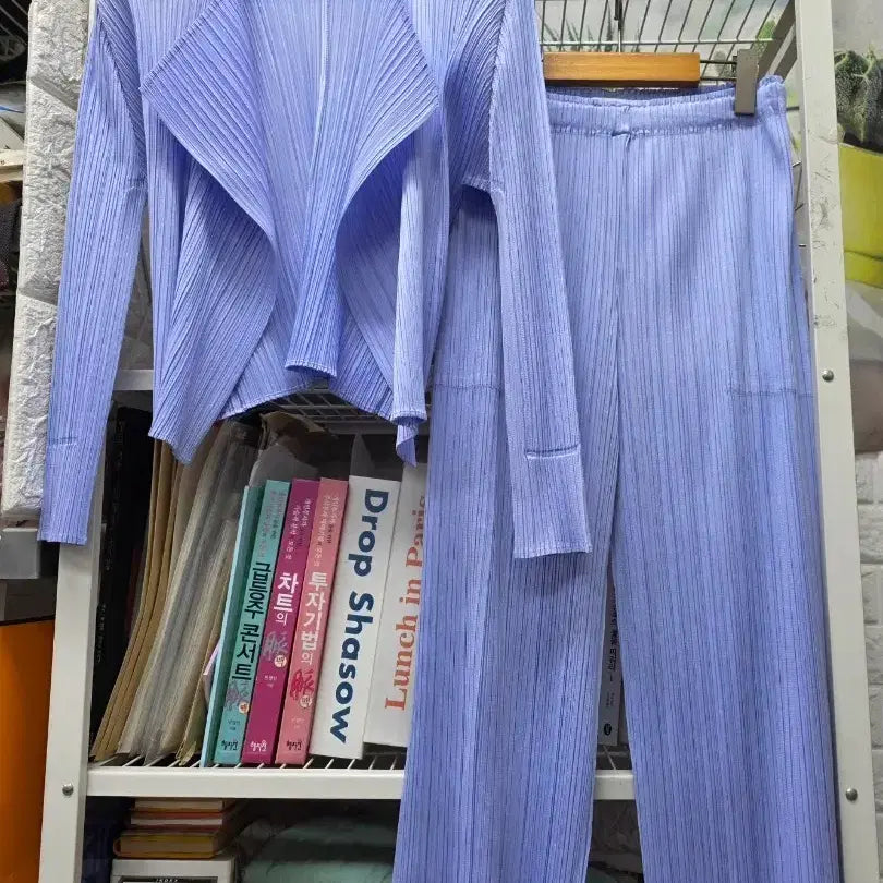 [BUNJANG] Pleats Please Issey Miyake Cardigan & Pants Set (Size 3) / 플리츠플리즈 이세이미야케 가디건팬츠 55~66 3사이즈 상하세트 WM51