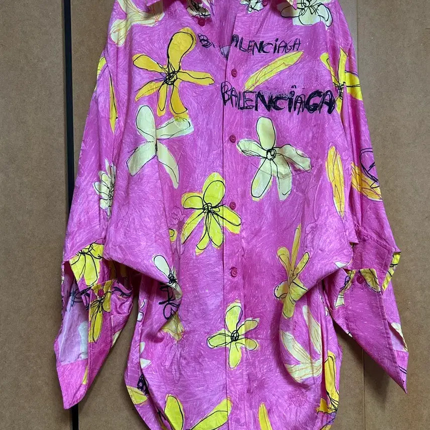 [BUNJANG] Balenciaga 2021 Silk Blend Floral Blouse / 발렌시아가 2021 블라우스 새상품 34(7월까지만)