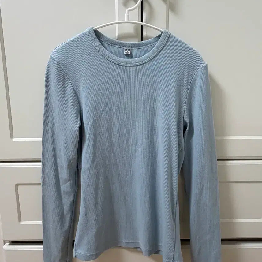 [BUNJANG] Uniqlo Soft Ribbed Crewneck T-Shirt / 유니클로 소프트 골지 크루넥 티셔츠