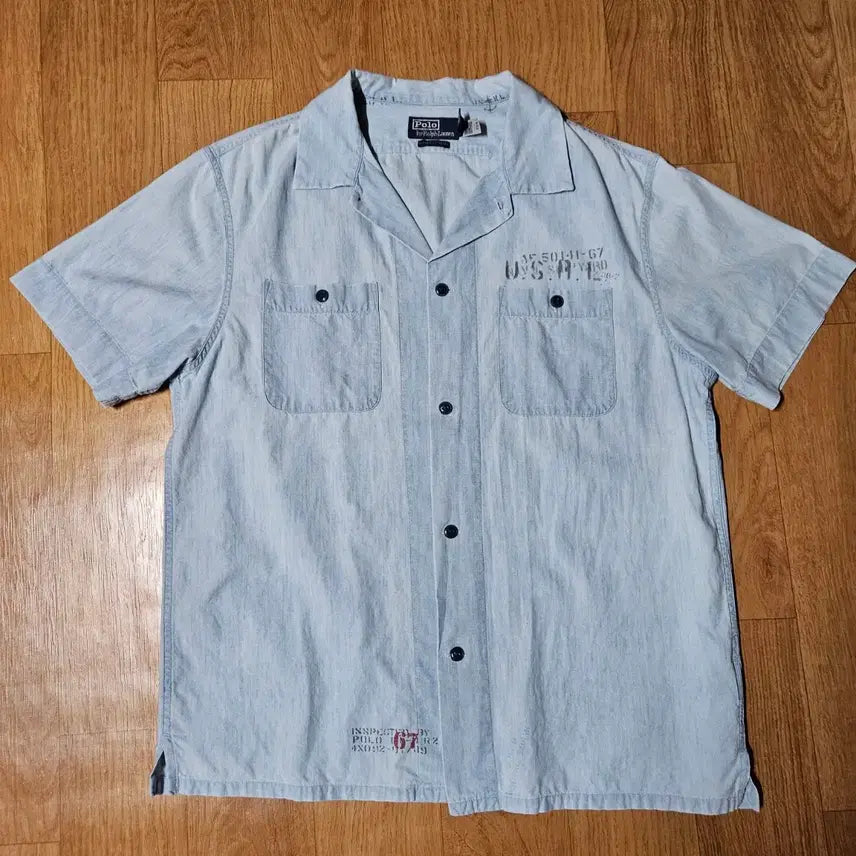 [BUNJANG] Polo Ralph Lauren Chambray Short Sleeve Shirt / 폴로랄프로렌 샴브레이 반팔 셔츠
