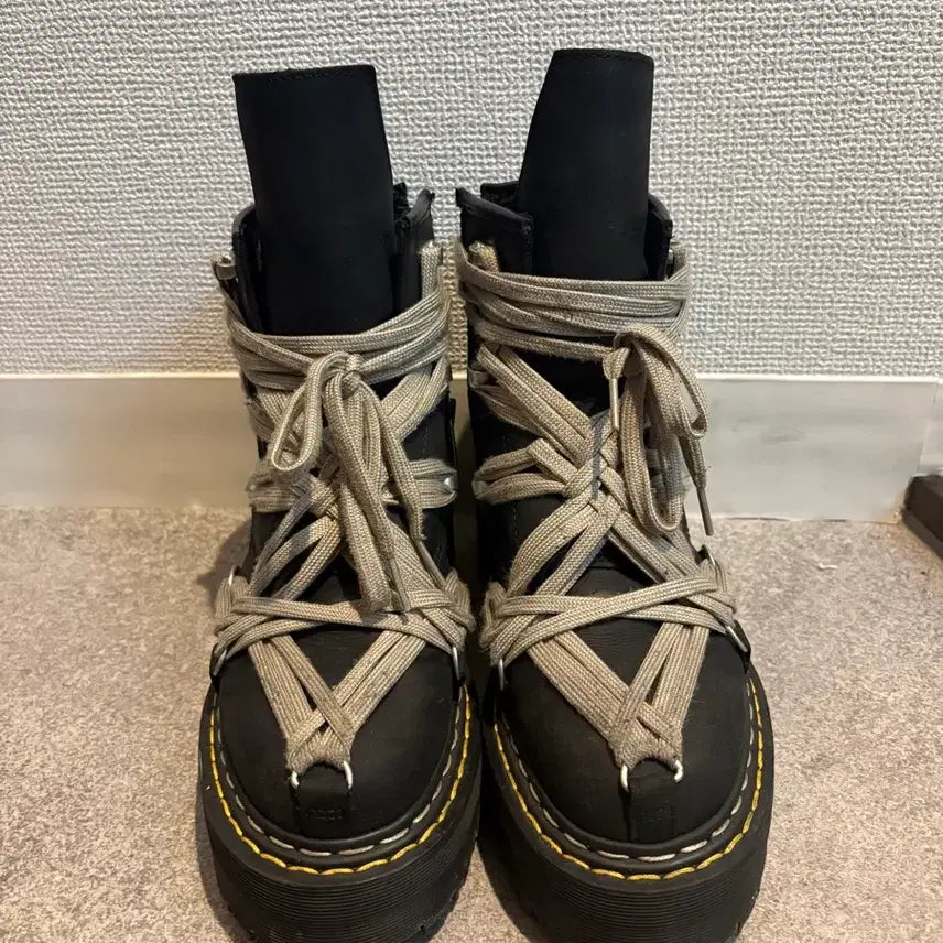 [BUNJANG] Dr. Martens x Rick Owens 1460 Quad Sole Mega Lace Boots UK 6 / Uk6 닥터마틴 릭 오웬스 1460 쿼드 솔 메가 레이스 부츠