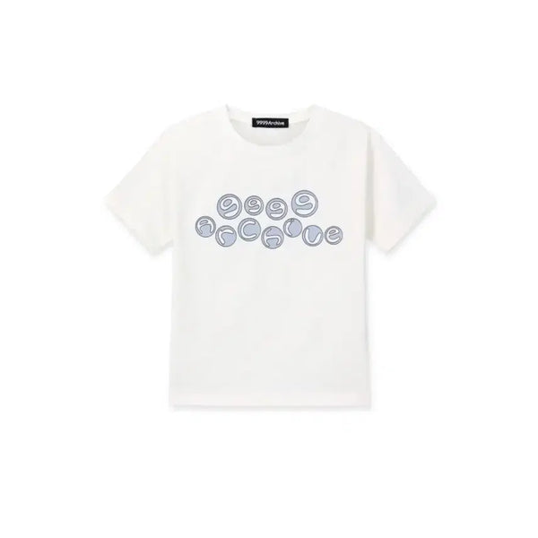 [BUNJANG] 9999Archive Bubble Logo T-Shirt / 9999아카이브 9999ARCHIVE Bubble Logo T 버블로고티