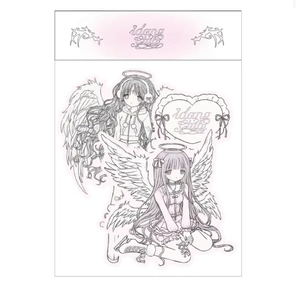 [BUNJANG] Idangclub Milky Heart Piece Sticker Set / 아이당클럽 밀키하트님 조각스티커 판매