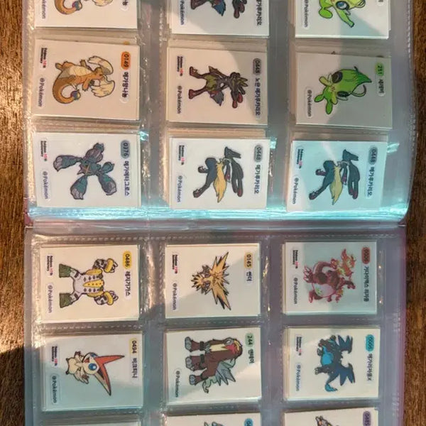 [BUNJANG] Pokemon Sticker Collection (Gen 1 & 2, 30th Anniversary, Legendary) / 포켓몬 띠부씰(1,2세대+30주년+모든 전설 컬렉션)