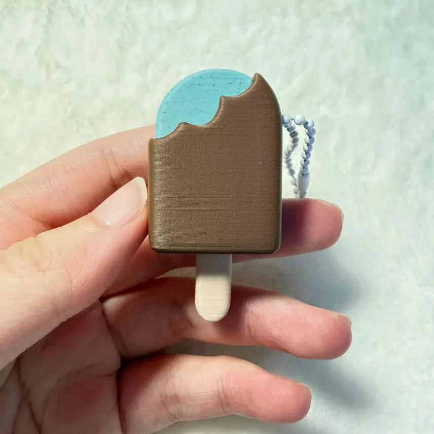 [BUNJANG] Mint Chocolate Ice Cream Clicker Keychain / [새상품,영상있음] 민트 초코 아이스크림 클리커 키링