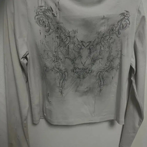 [BUNJANG] Hug Yourskin Printing Tribal Long Sleeve / (희귀매물) 허그유어스킨 프린팅 트라이벌 롱슬리브