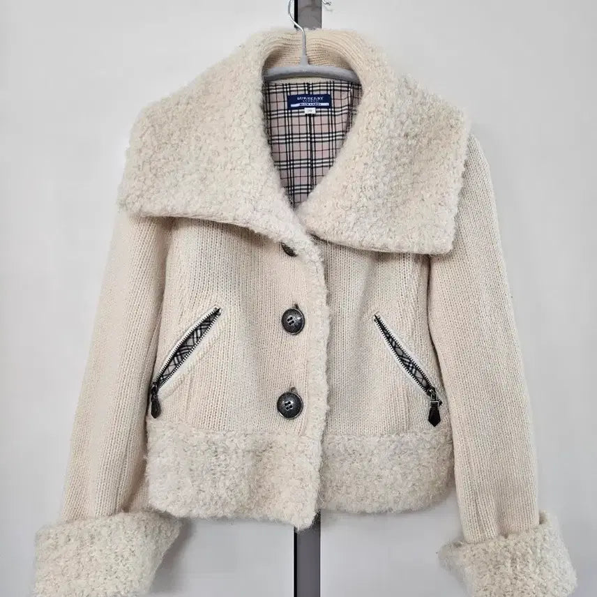 [BUNJANG] Burberry Blue Label Women's Short Jacket (Size 38) / 버버리 블루라벨 여성숏자켓.38사이즈