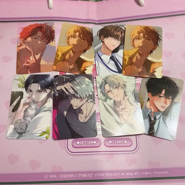 [BUNJANG] Mble Company Popup Chiung-gwangye Photocard Type Omega / 미블 컴퍼니 팝업 창 없는 방 취중관계 포카 포토카드 형의 오메가