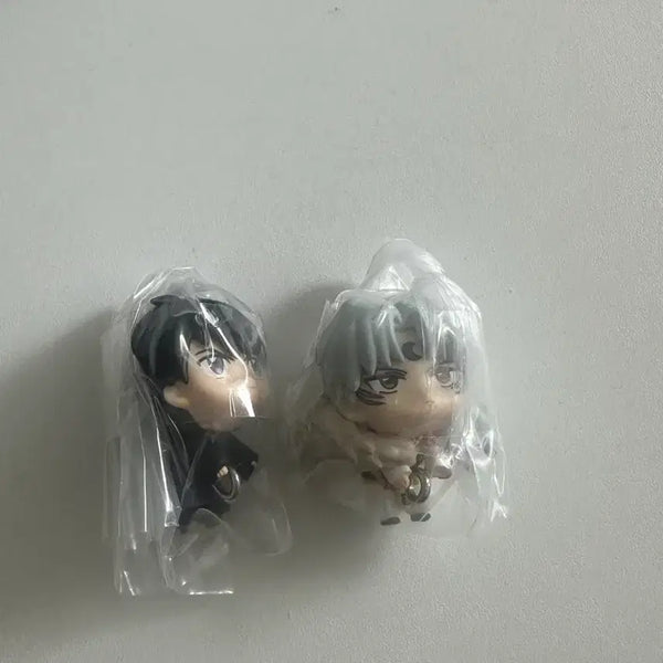 [BUNJANG] Inuyasha Sesshomaru Miroku Connected Keyring Set (Sealed) / 이누야샤 연결키링 미개봉 셋쇼마루 미륵