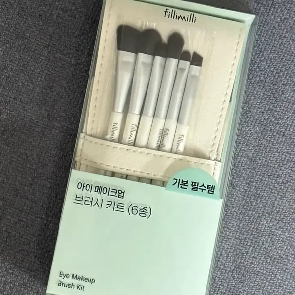 [BUNJANG] Fillimilli Eye Makeup Brush Kit (6 Types) / 필리밀리 아이 메이크업 브러쉬 키트(6종) 새상품