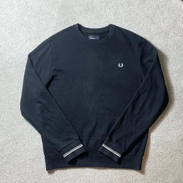 [BUNJANG] Fred Perry 21FW Basic Logo Sweatshirt M / 프레드페리 21FW 베이직 로고 스웻 맨투맨 M 95