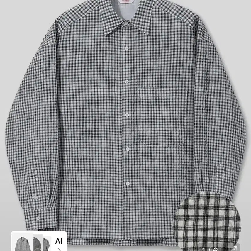 [BUNJANG] MEME THE WARDROBE Sunny Seersucker Check Shirt Size 2 / 밈더워드로브 써니 시어서커 체크셔츠 2사이즈 새상품