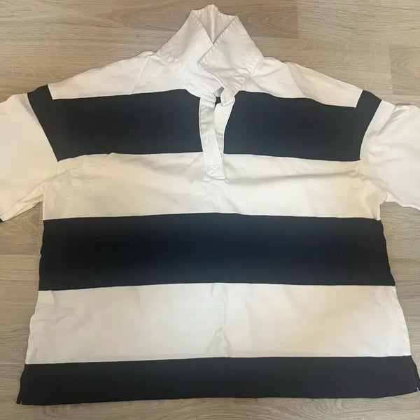[BUNJANG] TOPTEN Striped Rugby T-Shirt / 탑텐 단가라 럭비 티셔츠